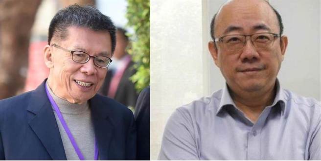 百里侯選舉倒數計時，台北市長這次共有12位候選人角逐寶座，競爭激烈。對此，前立委郭正亮（右圖）9日也爆出了「沈富雄（左圖）的最新預測」。（中時資料照、郭正亮提供）
