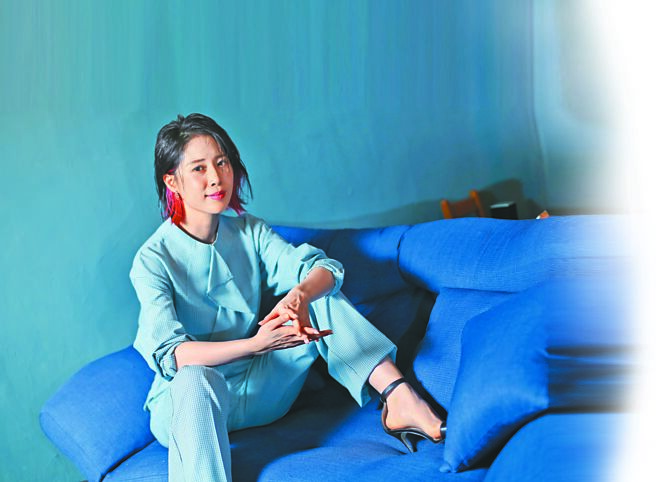 蔡亘晏憑熱賣電影《咒》晉升票房女星，也成功入圍金馬影后。（陳俊吉攝）