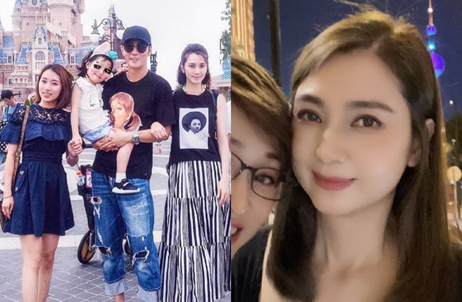 洪欣和張丹峰4年前傳出被經紀人畢瀅（左圖左1）介入。（圖／翻攝自洪欣、陳法蓉微博）