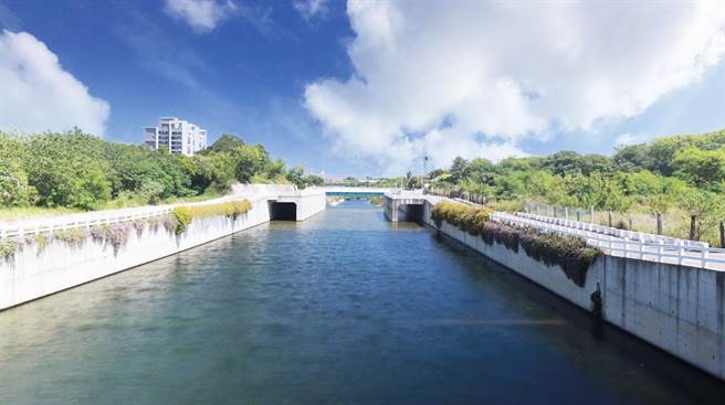 台中市政府與水利署為解決沙鹿、梧棲、龍井等，海線地區長年淹水問題合作推動「南山截水溝計畫」。（圖／水利局提供）