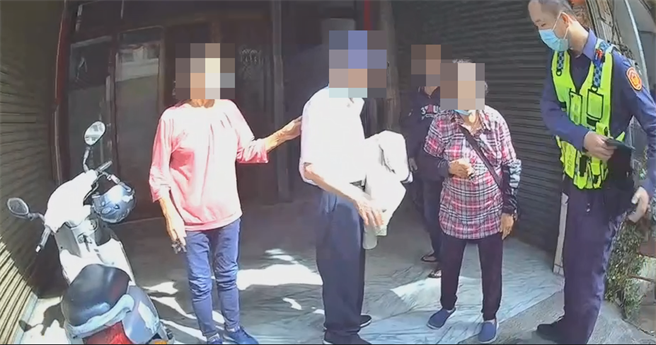 大雅一名退休失智校长走失，警方积极找到人。（警方提供／陈淑娥台中传真）