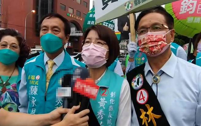 民进党彰化县长候选人黄秀芳表示党中央会有整体考量，重要的是当一个立委要像立委。（吴敏菁摄）