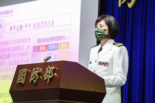 陈怡蓉说，国军已恢復人员申请出国观光旅游的政策，返国入境官兵也会实施7天自主防疫。（国防部提供）