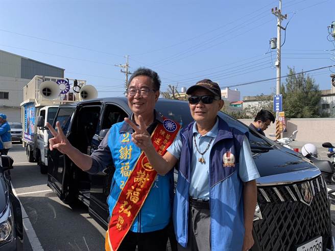 国民党苗栗县长候选人谢福弘表示，针对苗栗海线医疗资源，他将努力提升让居民生活更安心。（谢福弘竞选团队提供／李京升苗栗传真）