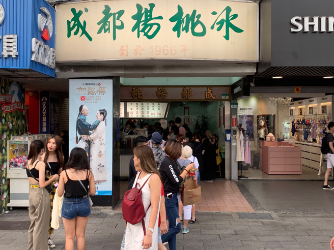 西门町成都杨桃冰店面被合库标下。（示意图／报系资料照）