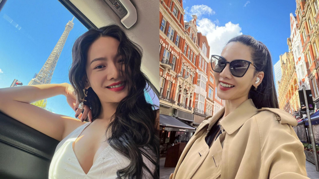 曾之喬近來到巴黎拍一個人的婚紗。(圖/曾之喬 IG)