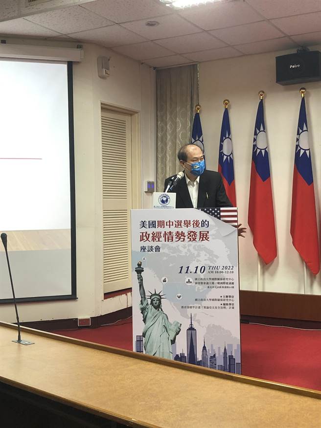 台大政治系教授兼主任张登及认为，美中关系或会在举行拜习会时出现短期和缓，但长时间竞争是结构性的，不容易改变。（朱绍圣摄）