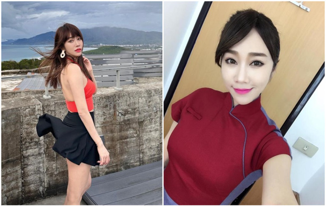 「最美空姐」林佩瑶。（图／IG@linpeiyao）