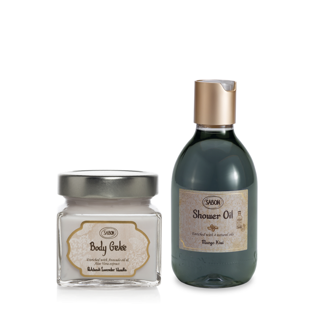 京站周年庆开打首日（16日）超值独家组合，SABON 清爽保湿沐浴组，原价2500元，特价2260元。（京站提供）