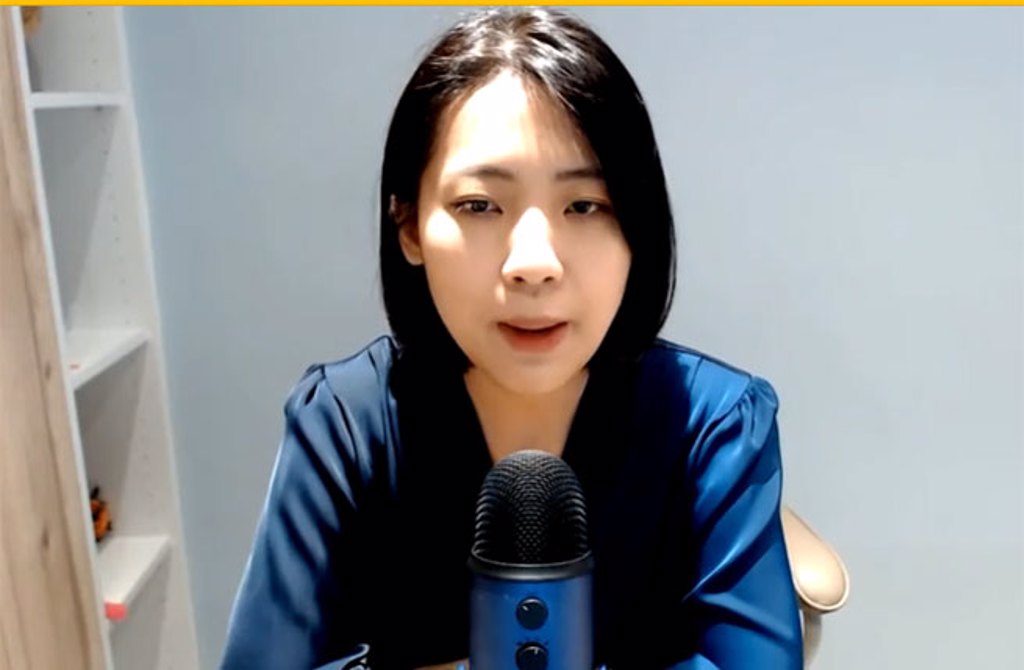 國民黨台北市議員徐巧芯。(翻拍影片)