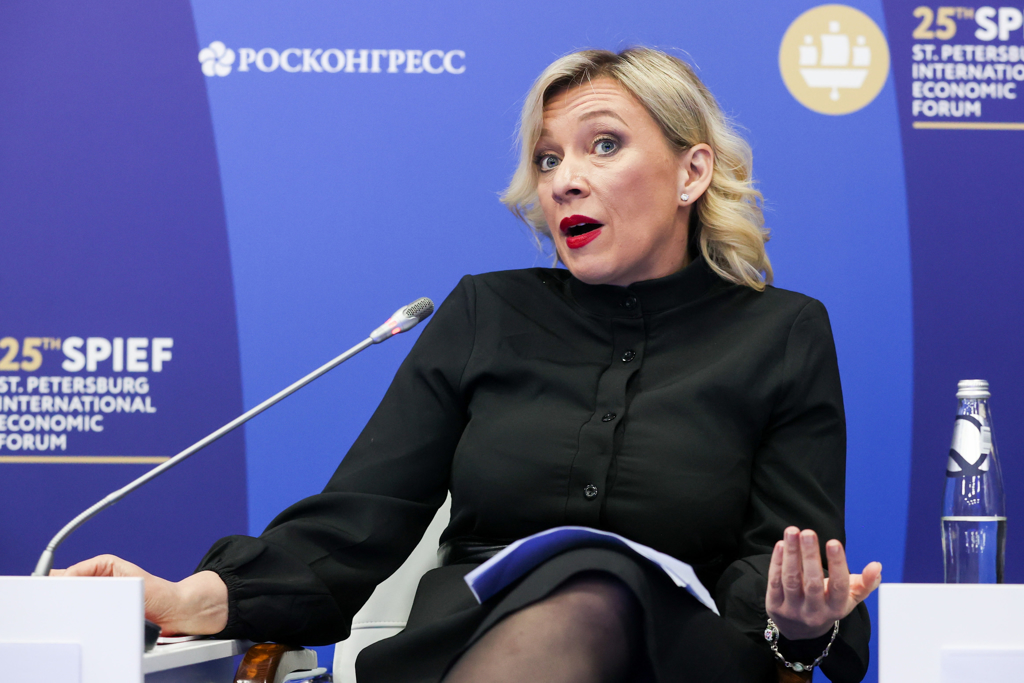 俄罗斯外交部发言人札哈罗娃（Maria Zakharova）。资料照/美联社(photo:ChinaTimes)