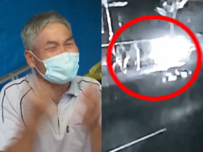 死者丈夫崩溃说，徐男是累犯竟轻易就获交保，妻子死不瞑目，当天拍下的照片成了遗照，痛批罚责太轻，应没收凶手车辆，让对方不能再害人。（翻摄自中视新闻）