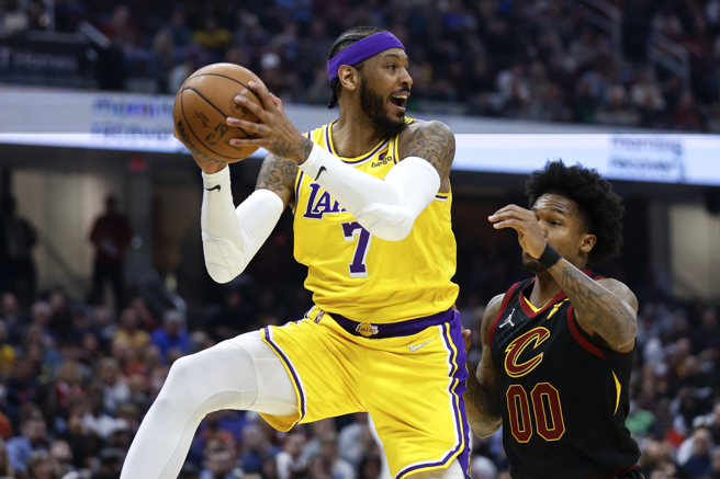 「甜瓜」安森尼目前仍待業，首要目標仍是留在NBA。(美聯社)