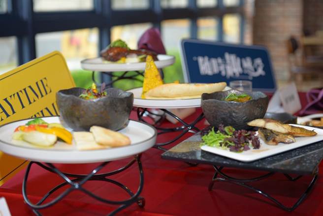 「台中震大金郁金香酒店」插旗台中梧栖，禾忆餐酒馆结合运用当地食材与台中在地特色，满足游客味蕾。（震大金郁金香酒店提供／陈淑娥台中传真）