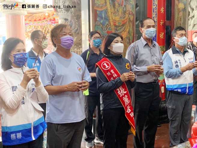 張麗善20鄉鎮願景親履巡迴，第十三站為莿桐鄉。(取自張麗善臉書)