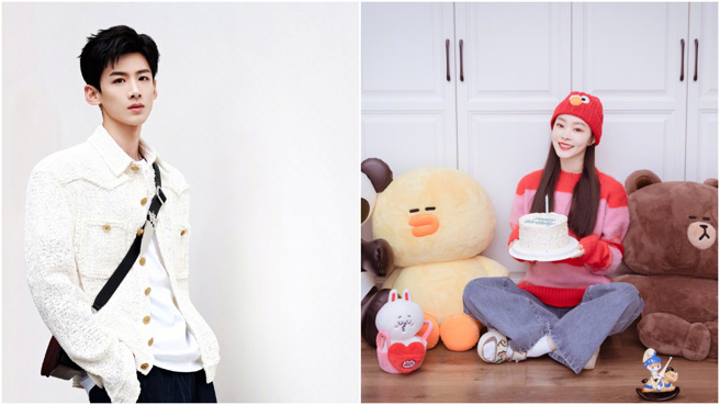 白敬亭被爆与宋轶交往中。（图／翻摄自白敬亭微博、宋轶微博）