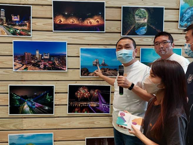 新北市长侯友宜表示，这场造势可以说是非常开心快乐，带给六都城市新希望的团结会。（陈慰慈摄）