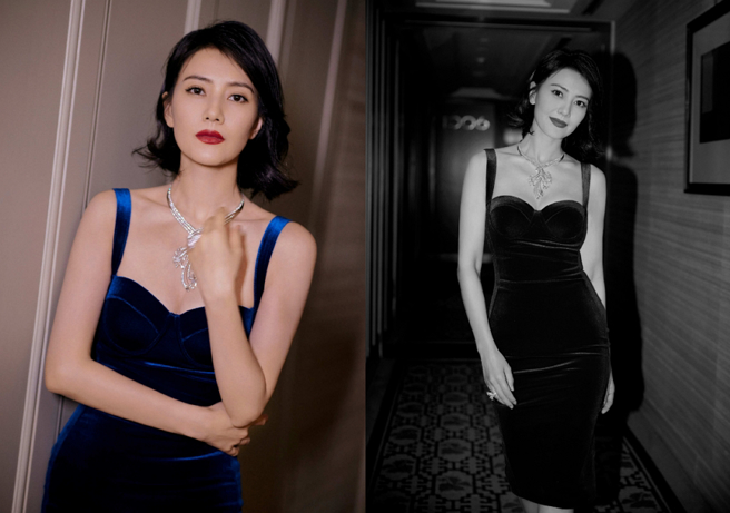 高圆圆罕见展现婀娜多姿身材。（图／摘自高圆圆工作室微博）