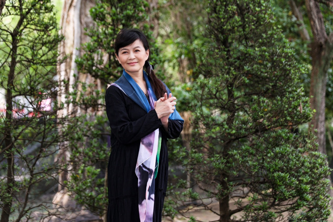 程秀瑛十分敬重张永祥。（罗永铭摄）