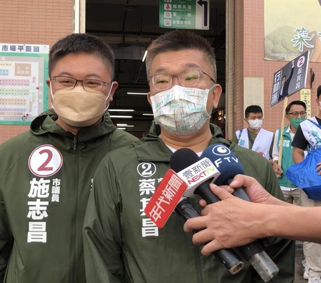 蔡其昌強調，沒有什麼樁可拔，海線選民都很自主、很有智慧，有信心贏得最後勝利。(陳世宗攝)