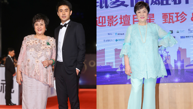 甄珍和儿子章立衡(右)惊传失联三个月。(图/资料照)