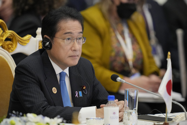 日本首相岸田文雄。（圖／美聯社）
