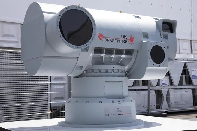 英国研发的龙焰雷射炮。(图/Dstl)