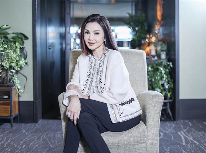 謝玲玲無論遇到什麼事，都保持樂觀、正能量的態度。（羅永銘攝）