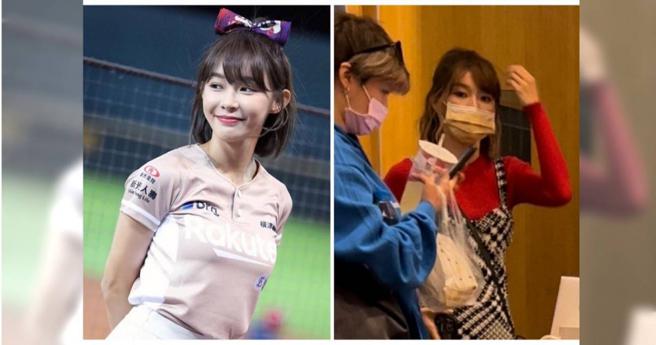 啦啦队女神Yuri日前被粉丝在台北市内湖区的咖啡厅巧遇。（图／翻摄自陈怡叡脸书、读者提供）