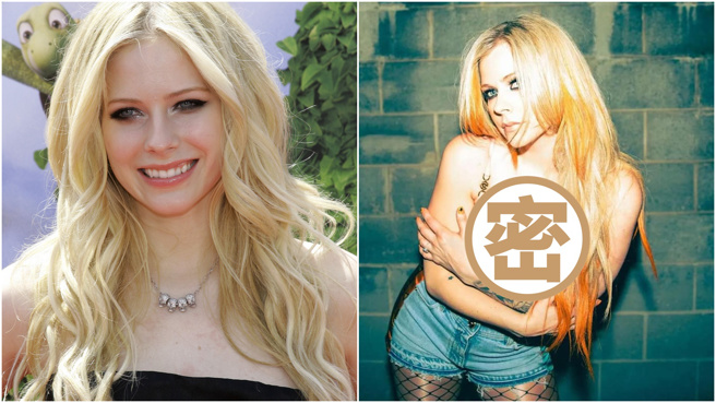 加拿大摇滚天后艾薇儿罕见露出超凶上围，网友们都惊呆了。(图/达志影像、艾薇儿脸书) 