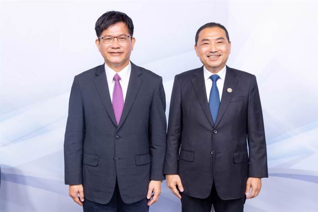 两岸交流还是对抗？侯友宜主张双方释出善意 林佳龙：主权不可妥协	。（图／新北市选委会提供）