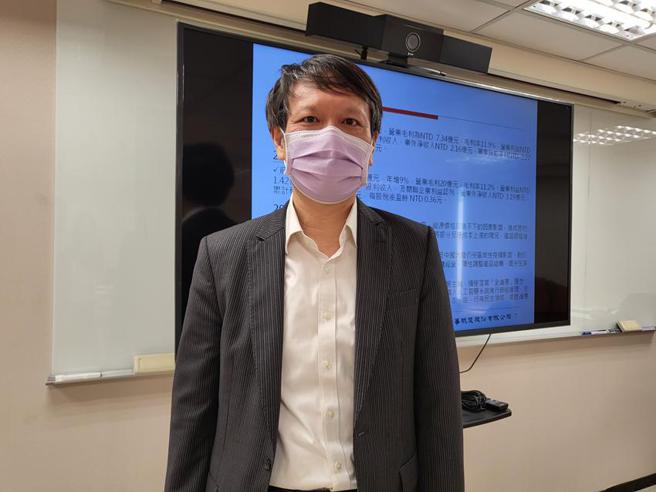 （华纸纤维材料事业部总经理陈瑞和。图／曾仁凯）