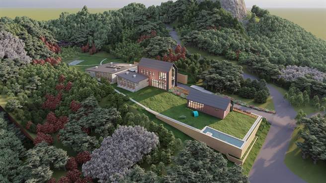 瑞芳動物之家完工模擬圖。（新北市動保處提供）