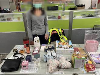 百貨周年慶女賊連偷14櫃位 台南警1小時火速逮人