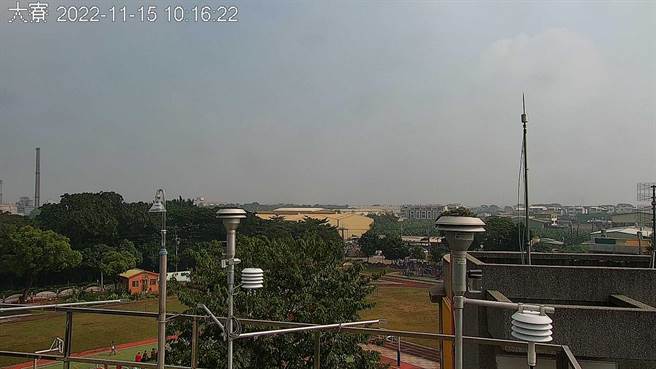 依環保署監測指出，15日至20日環境風場為東北東風至偏東風，西半部地區位於背風區，擴散條件差，汙染物仍易累積。（翻攝自空氣品質監測網／林良齊台北傳真）