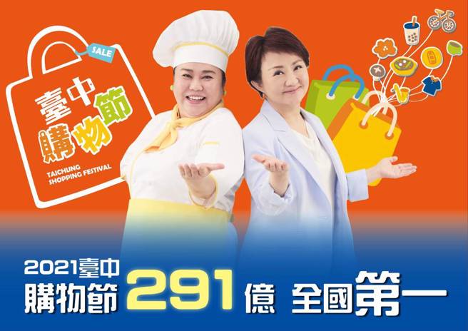 台中購物節將破百億，11月22日加碼抽出百萬得主幸運兒。圖/台中市政府提供