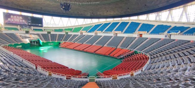 国立体育大学综合体育馆租借给T1联盟桃园永丰云豹队作为球队主场。（国立体大提供）