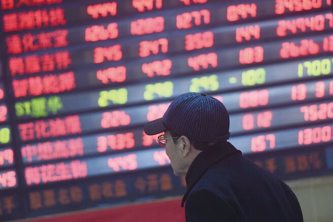 二十大会议结束后，陆股展开一波上涨行情。图／新华社