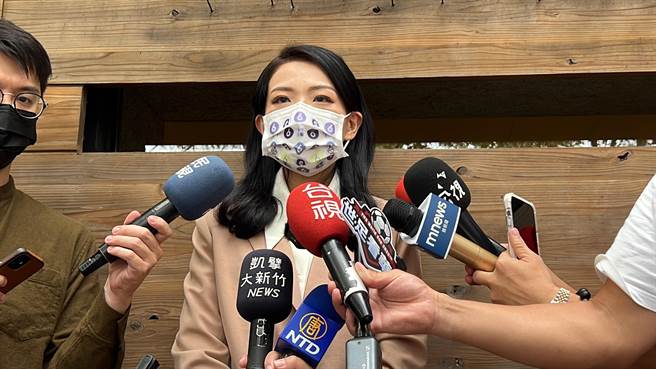 高虹安說，林冠年從沒有在她的辦公室擔任過助理，他若有他的想法或行動，都交由檢調來偵辦與釐清。（王惠慧攝）