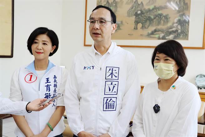 國民黨主席朱立倫受訪。（呂妍庭攝）