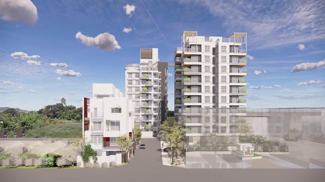 中欣开发与联钢营造合资的中欣开发建设今（16）日在高雄市燕巢区西燕公园前举行「燕北住宅建案」开工动土典礼。（柯宗纬翻摄）