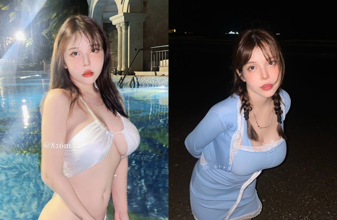 「兇版李毓芬」陳香菱光靠身材就電暈一票網友。（圖／30zz.z Instagram）