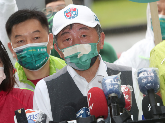 民进党台北市长候选人陈时中。（中时资料照，郑任南摄）