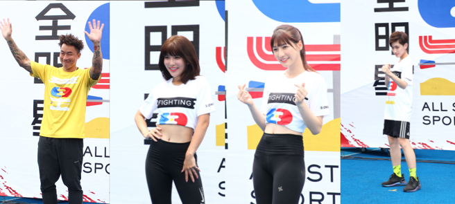 《全明星》霸凌事件延烧领队郭泓志发声再引起网不满(左起郭泓志、壮壮、刘心语、郑靓歆)。(图／达志影像）