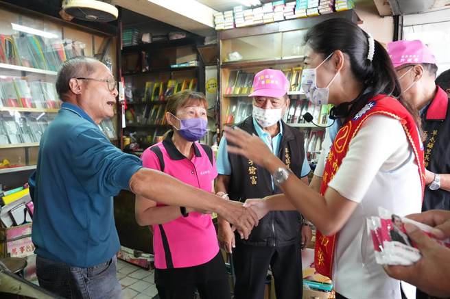 许淑华认为选战倒数之际，大家各自在岗位上努力，争取最大咖、也就是选民的认同最重要。（许淑华竞办提供／杨静茹南投传真）