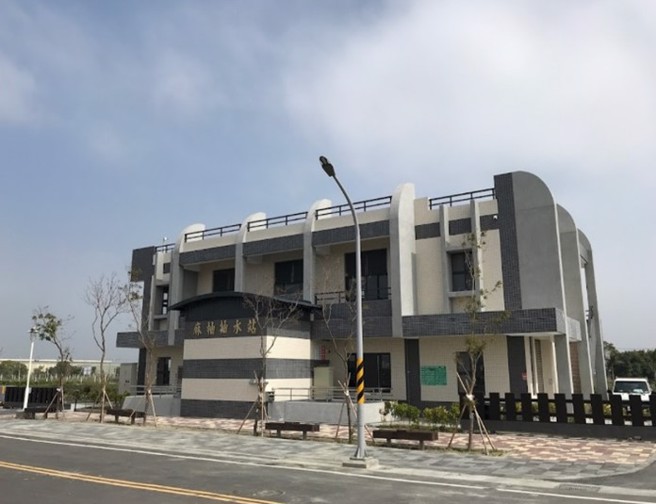  麻柚抽水站已完工。(台南市水利局提供)