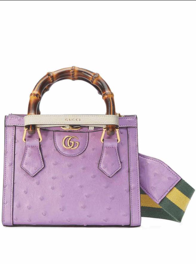紫色Gucci Diana，28萬1600元。（Gucci提供）
