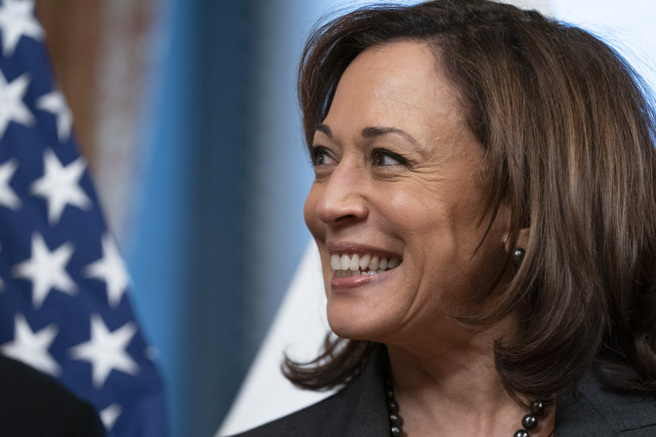 美國副總統賀錦麗。(圖/美聯社)  