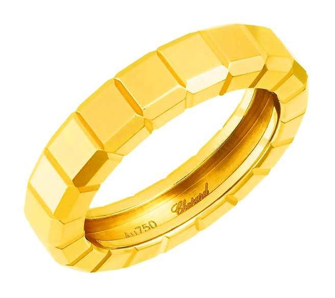 萧邦Ice Cube戒指，5万3000元。（CHOPARD提供）