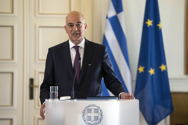 希臘外長鄧迪亞斯（Nikos Dendias）(圖/美聯)